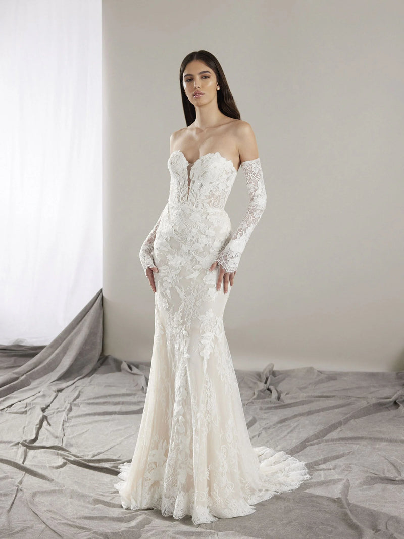 Pronovias HART Mermaid lace wedding dress