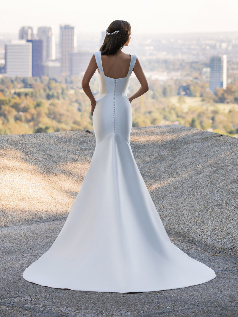 Mikado mermaid wedding outlet dress